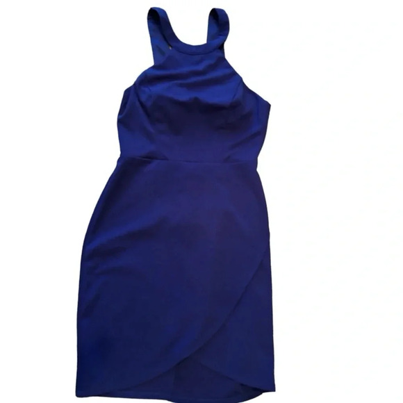 CIRY STUDIO EUC BLUE WOMENS DRESS SUMMER WINTER WEDDING HOLIDAY FORMAL SIZE 5 - Picture 1 of 6